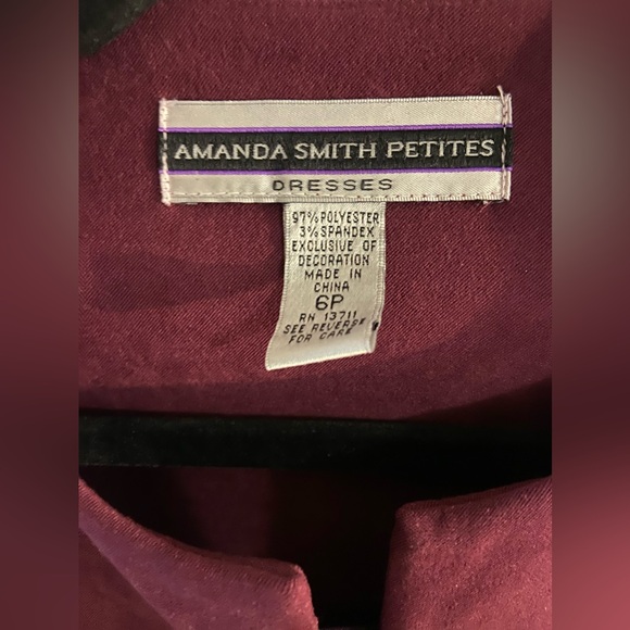 Amanda Smith Vintage Purple Suede Suit Jacket - Picture 2 of 2